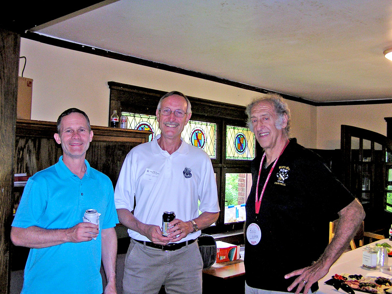 Chris Wilsey '84, Wayne Gallik '74, and Bob Linden '71